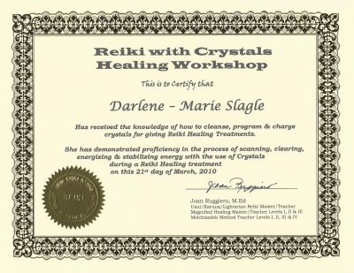Reiki with crystals
